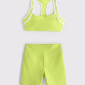 Abercrombie & Fitch Neon Yellow Jumpsuit